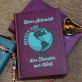 Öffnet das Fenster zur Welt - Notizbuch A5 mit Aufdruck