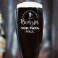 Papas Benzin - Bierglas mit Gravur