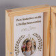 Kommunion - Andenken mit einem Zitat - Geldgeschenkbox aus Holz