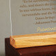 Kommunion - Andenken mit einem Zitat - Druck auf Acrylglas
