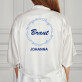 Braut 2 - Bademantel aus Satin 