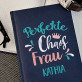 Perfekte Chaosfrau - Notizbuch A5 mit Aufdruck