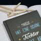 Hübsche Tochter - Notizbuch A5 mit Aufdruck