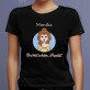 Du bist schön. Punkt - Schwarzes T-Shirt für Damen