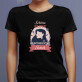 Schön klug bescheiden - Schwarzes T-Shirt für Damen
