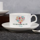 Hab einen schönen Tag - Zwei Tassen mit Untertasse