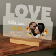 Schone junge verliebte - Aufdruck auf Acrylglas LOVE
