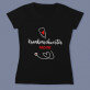 Krankenschwester - Schwarzes T-Shirt für Damen