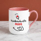 Eigenschaften einer krankenschwester - Ein Becher mit farbigem rand