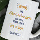 Sternschnuppe für dich - personalisierte Tasse
