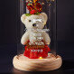 Sternschnuppe für dich - Ewige Rose mit Teddybär