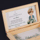 Erste Heilige Kommunion Gottes Liebe Junge - Geldgeschenkbox aus Holz