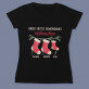 Unser erstes gemeinsames weihnachten - Schwarzes T-Shirt für Damen