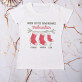  Unser erstes gemeinsames Weihnachten - T-Shirt mit Aufdruck für Damen