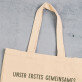 Unser erstes gemeinsames Weihnachten - Baumwolltasche mit Aufdruck