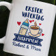 Erster gemeinsamer Vatertag - Personalisierte Tasse