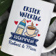 Erster gemeinsamer Vatertag - Personalisierte Tasse