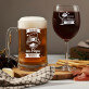 Papas Bierchen und Mamas Weinchen - Set aus Becher und Weinglas