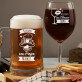 Papas Bierchen und Mamas Weinchen - Set aus Becher und Weinglas