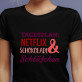 Tagesplan - Schwarzes T-Shirt für Damen
