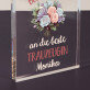 Besten Dank an die beste Trauzeugin - Acrylblock