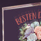 Besten Dank an die beste Trauzeugin - Acrylblock