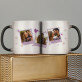 polaroids blumen - Zaubertasse