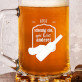 Schenkt ein, wie kein anderer - Bierkrug