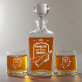 Schenkt ein, wie kein anderer - Whiskykaraffe und Whiskygläser - Set mit Gravur