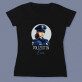 Polizistin - Schwarzes T-Shirt für Damen
