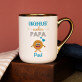 Ungeheuer cooler papa - Ein Becher mit Goldrand
