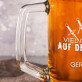 Viel Glück auf dem Weg - personalisierter Bierkrug