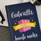 Arbeite harter - Notizbuch A5 mit Aufdruck