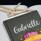 Arbeite harter - Notizbuch A5 mit Aufdruck