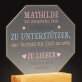 Geschenk für patentochter - Achteck 
