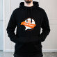 Eigenes projekt - Schwarzer Kapuzenpullover für Herren