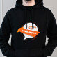 Eigenes projekt - Schwarzer Kapuzenpullover für Herren