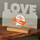 Eigenes projekt - Aufdruck auf Acrylglas LOVE