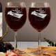 Eigenes Projekt - Weinkaraffe und zwei Weingläser - Set mit Gravur