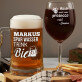 Prosecco und Bier - Set aus Becher und Weinglas
