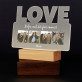 Freundinen collage - Druck auf Acrylglas mit LED Beleuchtung - Wort LOVE
