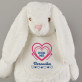 Hug me - Maskottchen mit Stickerei