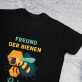 Bienenfreund - Schwarzes T-Shirt für Herren