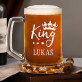 Queen, king - Set aus Becher und Weinglas