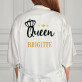 Queen - Bademantel aus Satin 