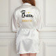 Queen - Bademantel aus Satin 