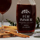 Für immer zusammen - Weinkaraffe und zwei Weingläser - Set mit Gravur