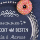Zusammen schmeckt am besten - Tortenplatte flach
