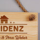 Residenz - Holzschild