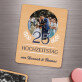 Hochzeitstag - Holzmagnet